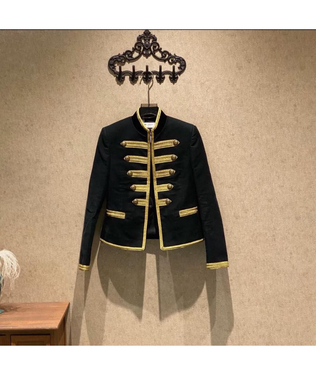 SAINT LAURENT Черный жакет/пиджак, фото 6