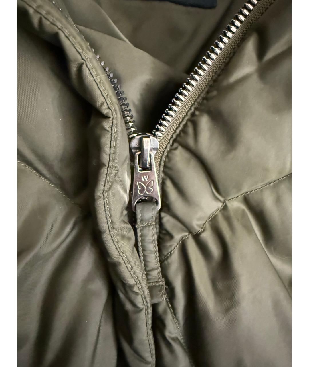 WEEKEND MAX MARA Хаки пуховик, фото 4