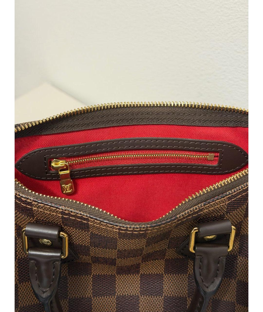 LOUIS VUITTON Коричневая сумка с короткими ручками, фото 4