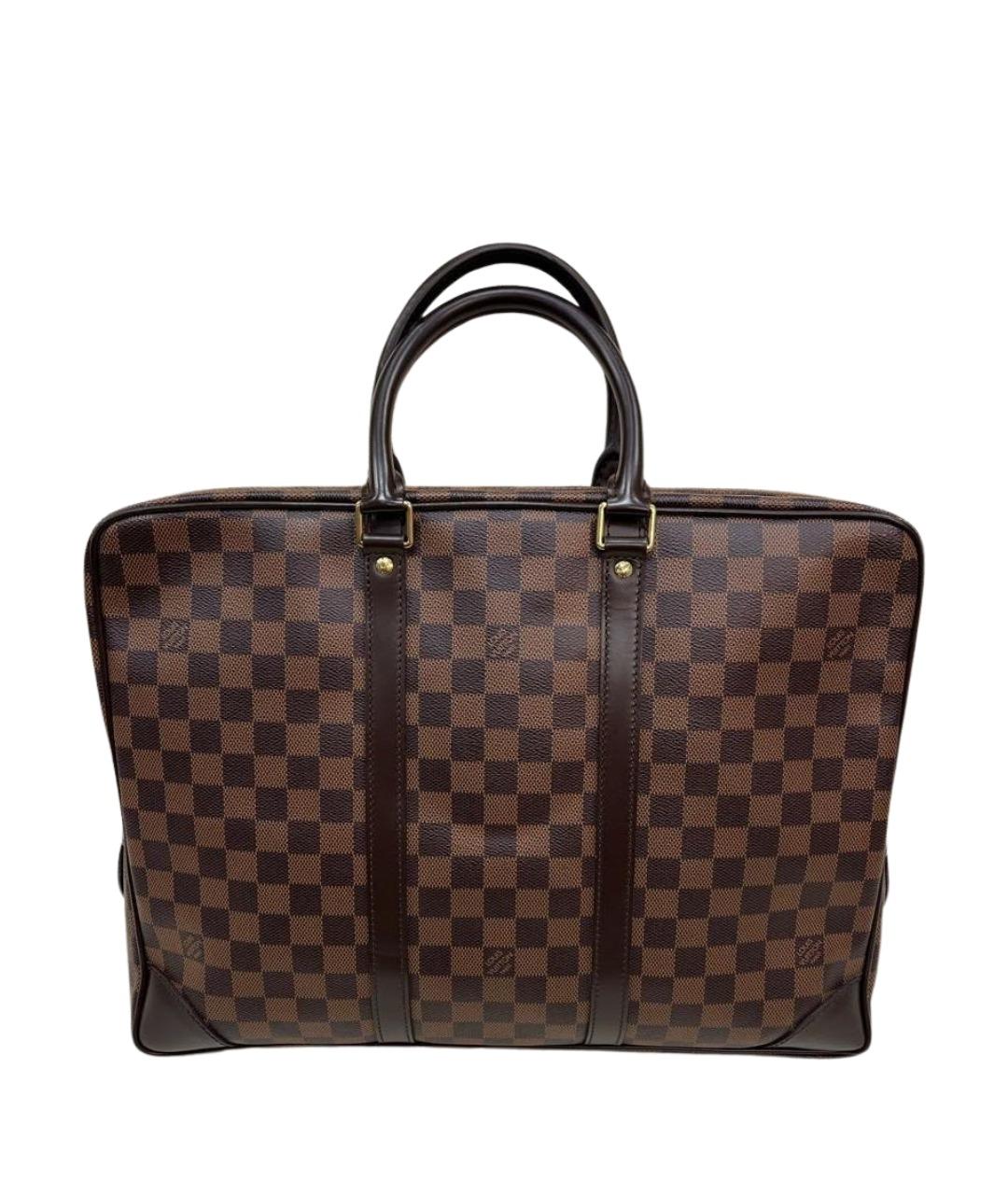 LOUIS VUITTON Коричневый портфель, фото 1