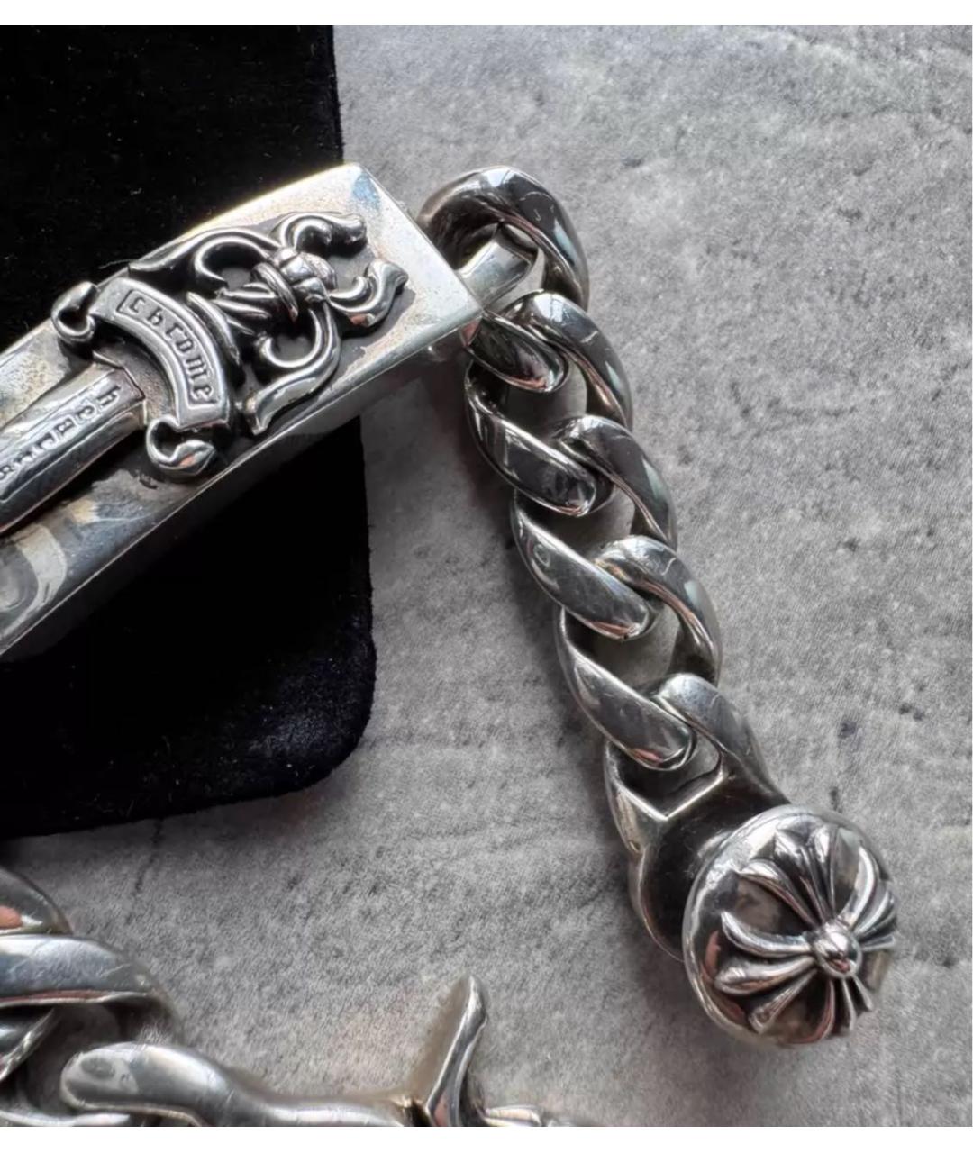 CHROME HEARTS Серебрянный браслет, фото 3