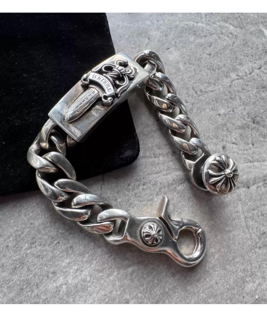 CHROME HEARTS Серебрянный браслет, фото 7