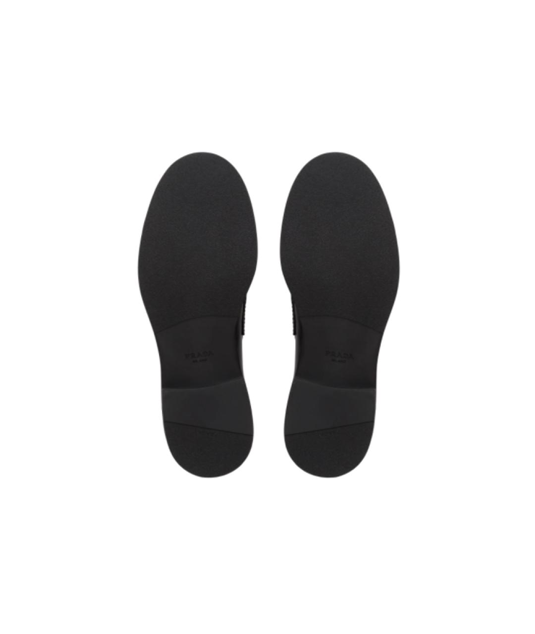 PRADA Черные кожаные лоферы, фото 6