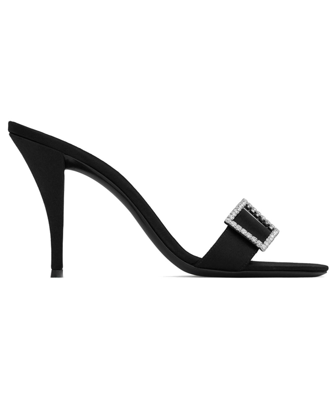 SAINT LAURENT Черные сандалии, фото 1