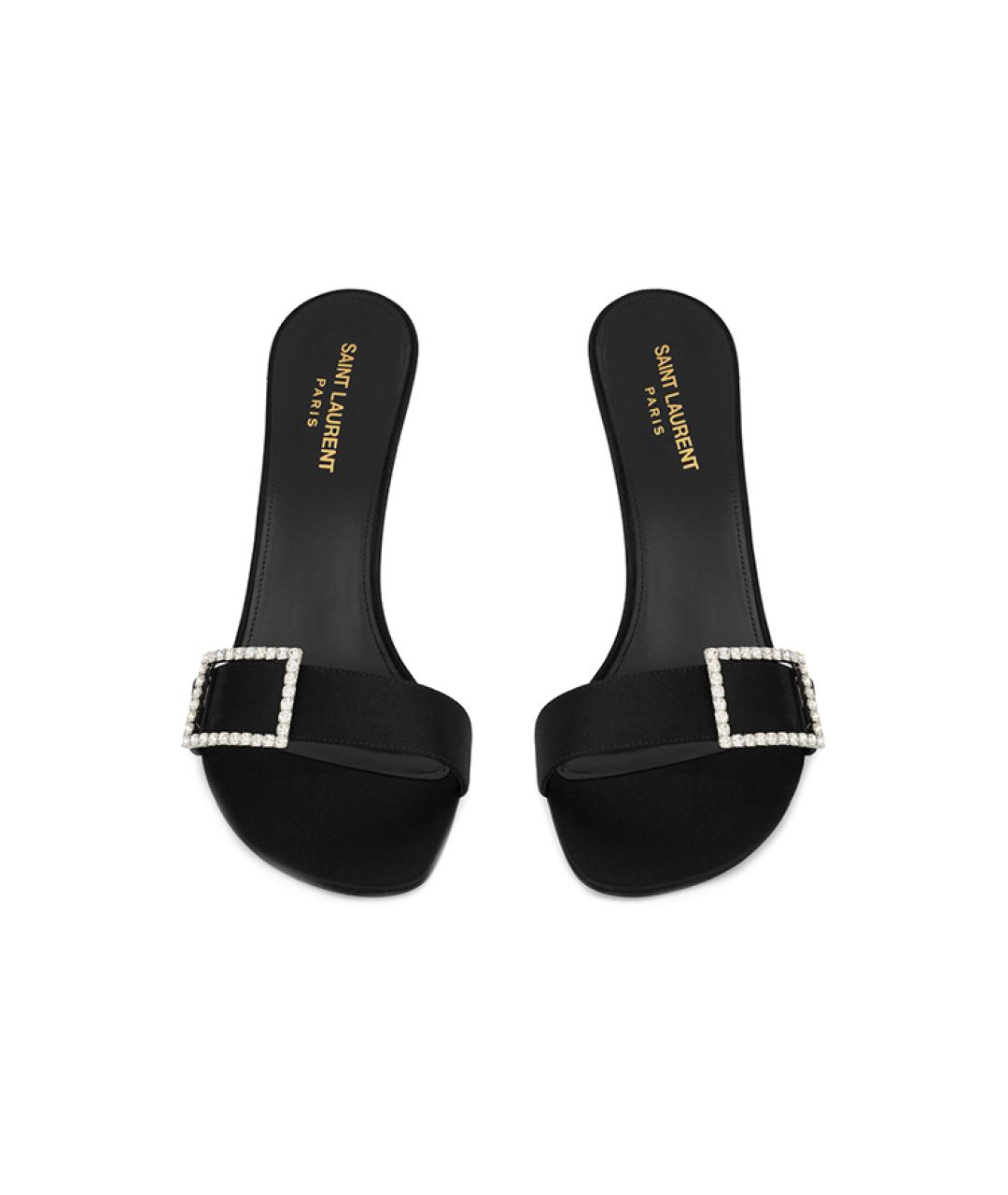 SAINT LAURENT Черные сандалии, фото 3