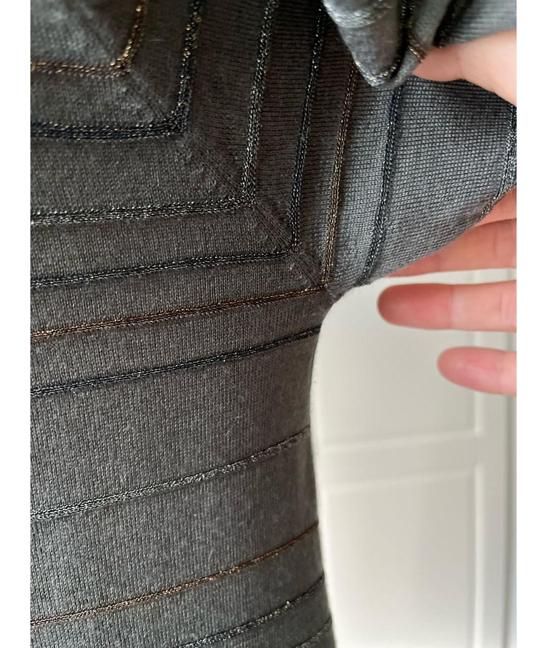 BRUNELLO CUCINELLI Серый кашемировый джемпер / свитер, фото 6