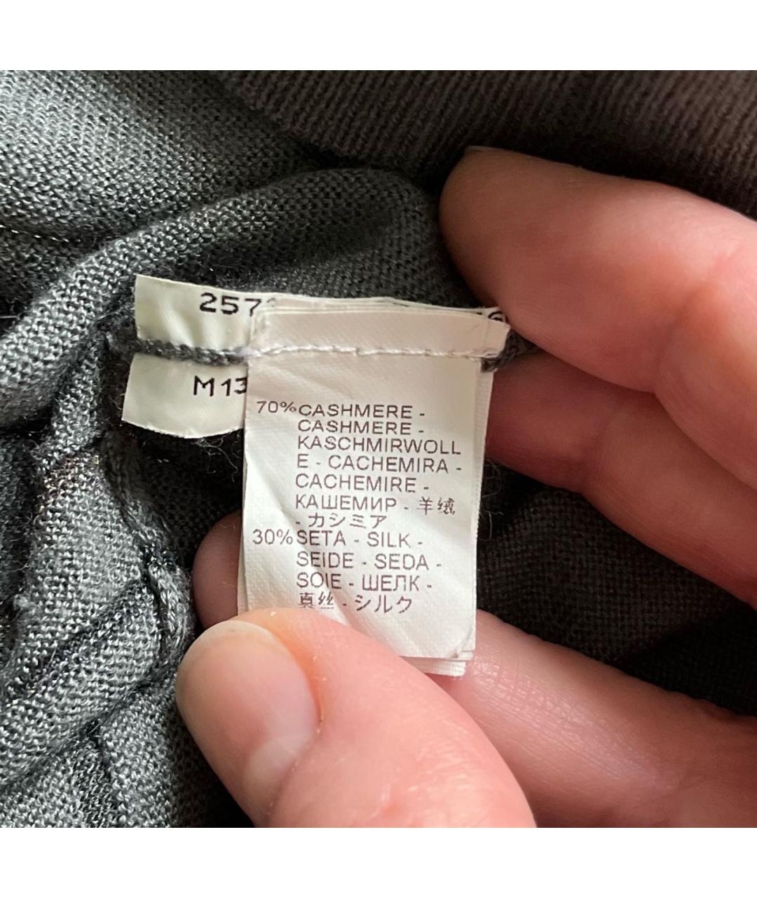 BRUNELLO CUCINELLI Серый кашемировый джемпер / свитер, фото 7