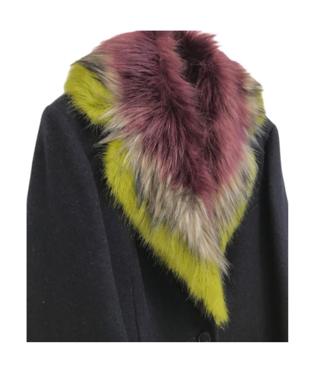 DRIES VAN NOTEN Серое шерстяное пальто, фото 3