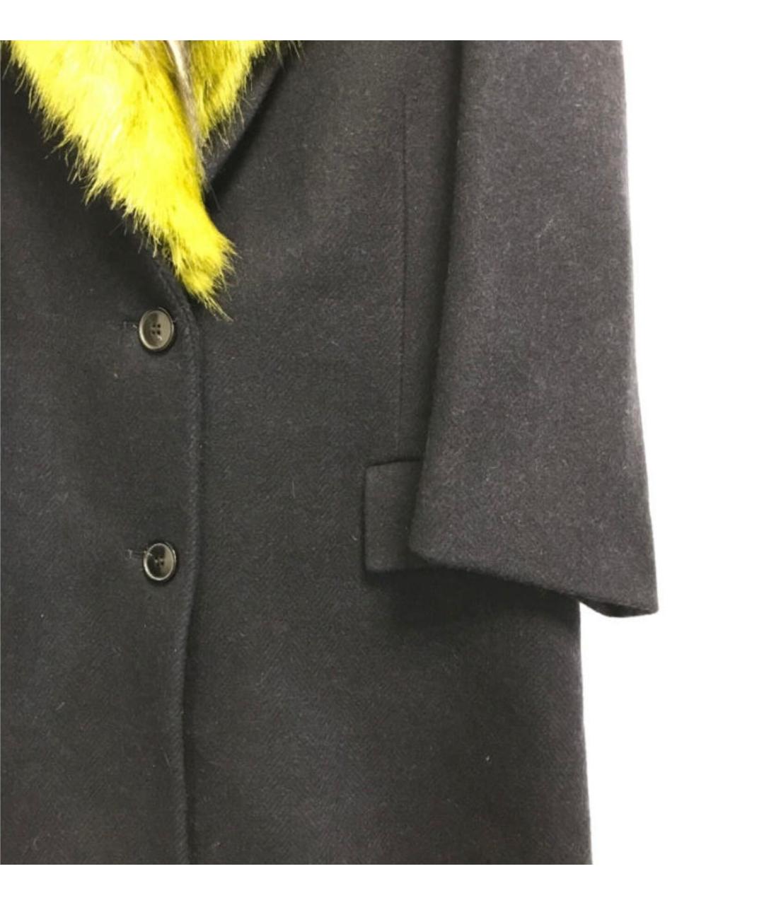 DRIES VAN NOTEN Серое шерстяное пальто, фото 4