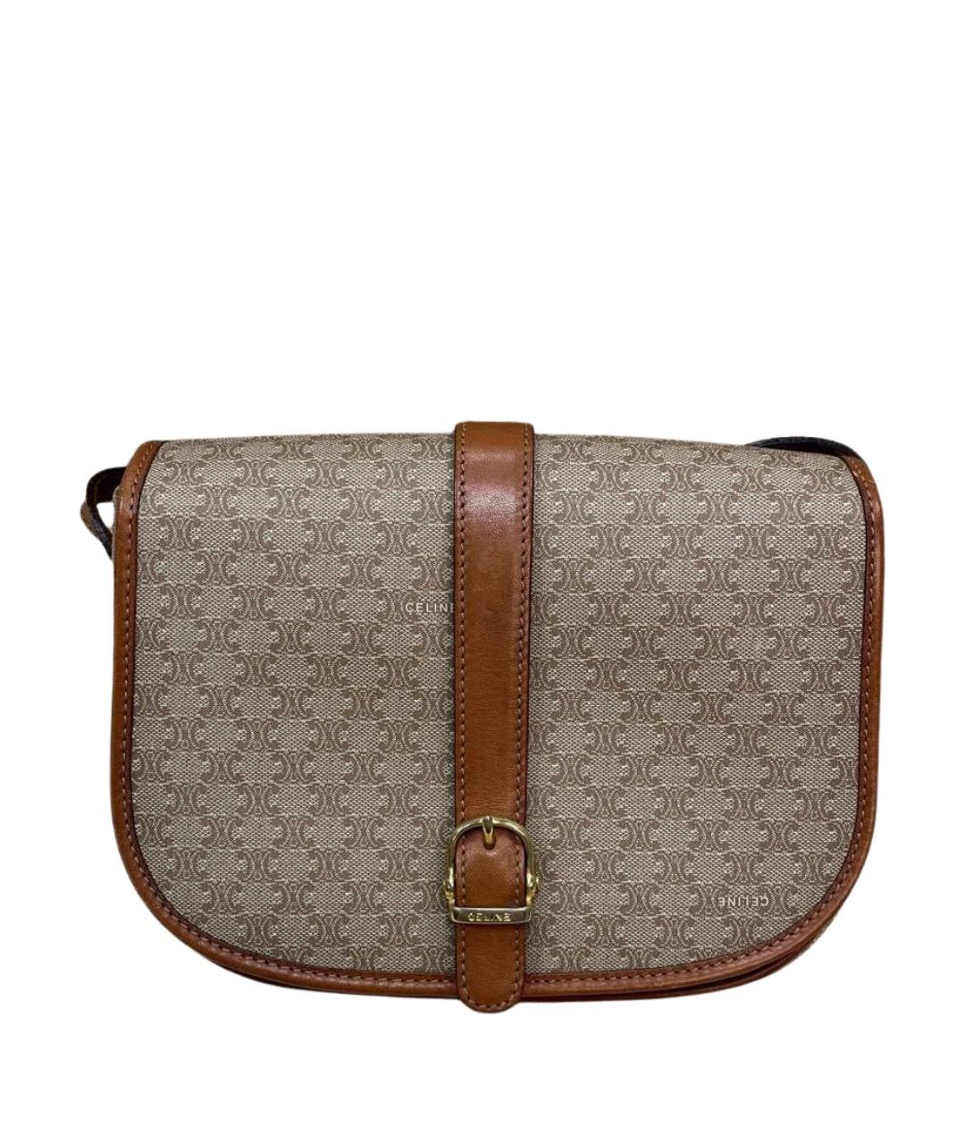 CELINE Бежевая сумка через плечо, фото 1