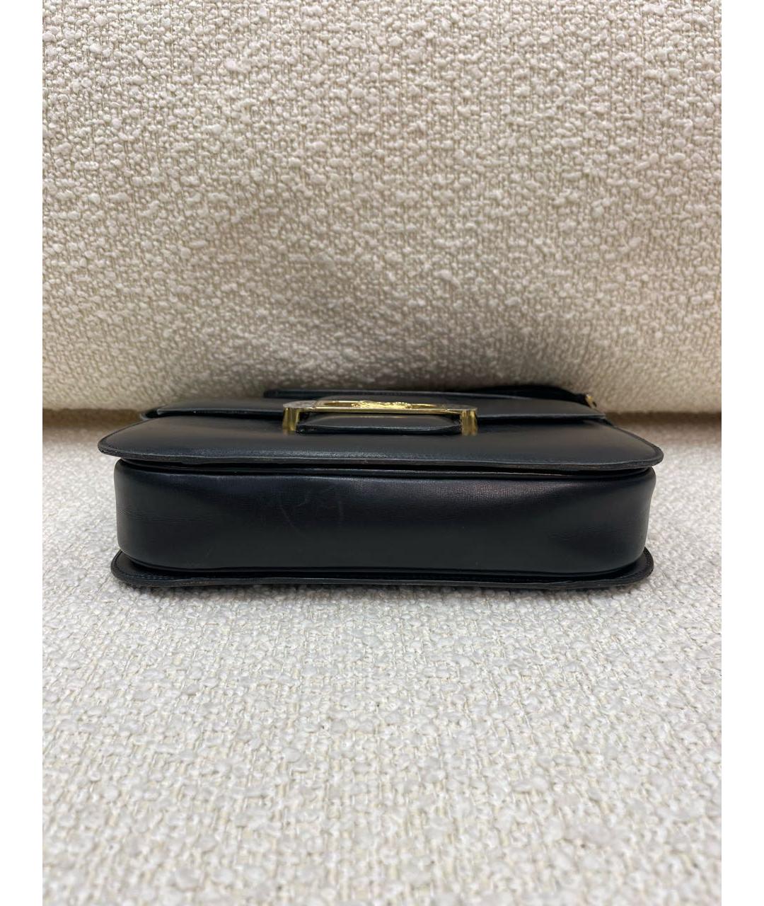 CELINE Черная кожаная сумка через плечо, фото 7