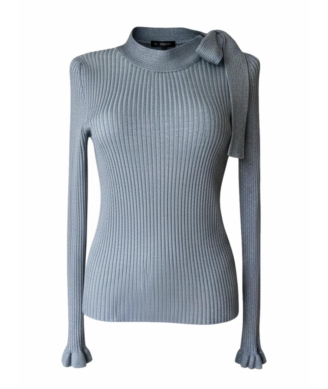 RED VALENTINO Голубой хлопковый джемпер / свитер, фото 1