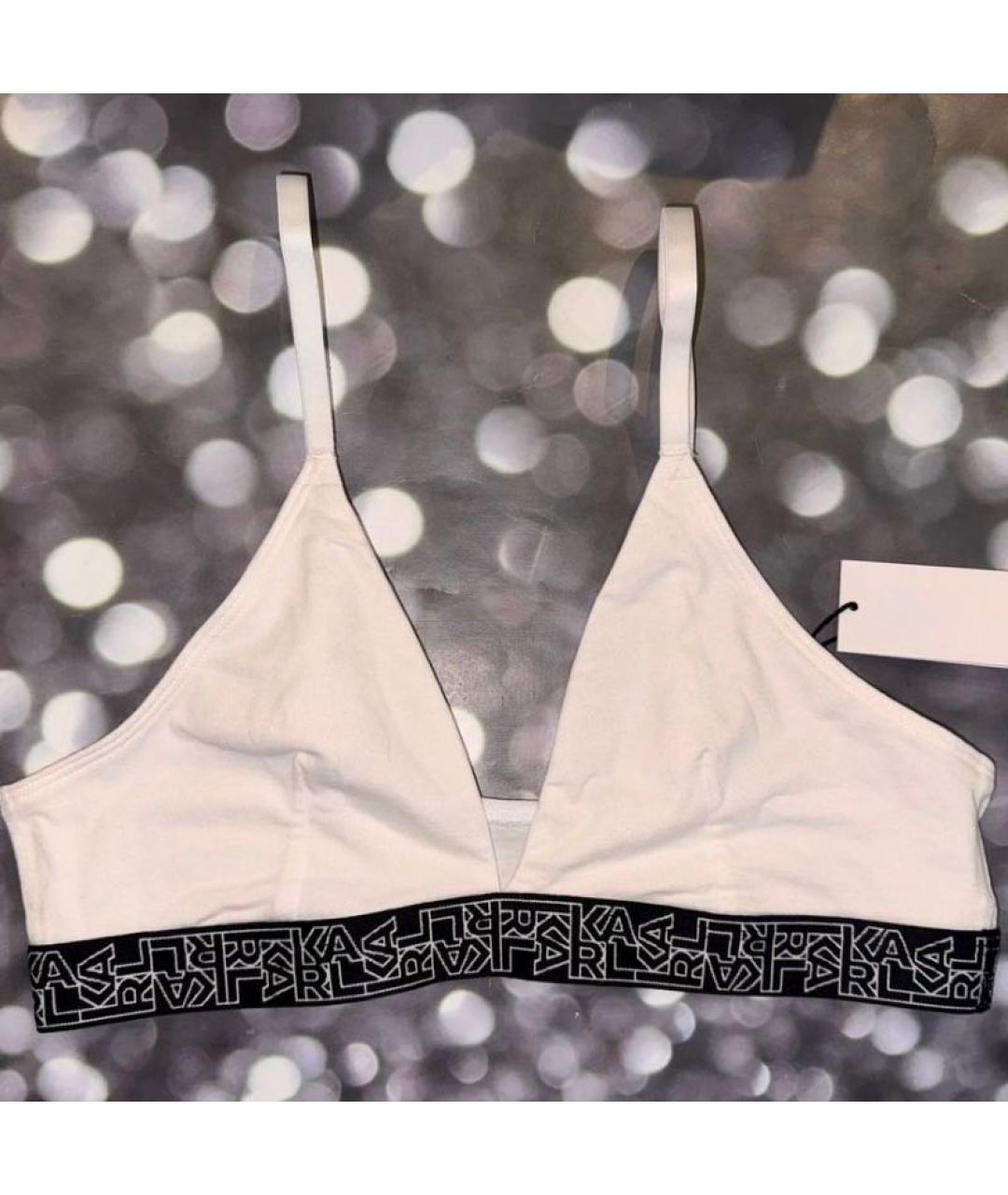 KARL LAGERFELD Белый бюстгалтеры, фото 7