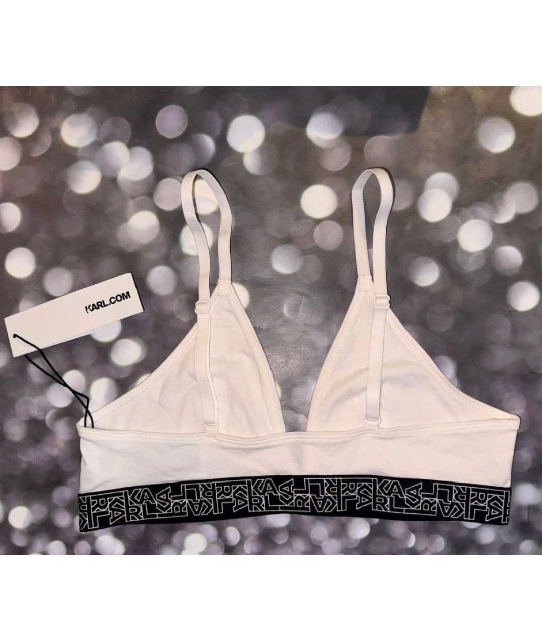 KARL LAGERFELD Белый бюстгалтеры, фото 2