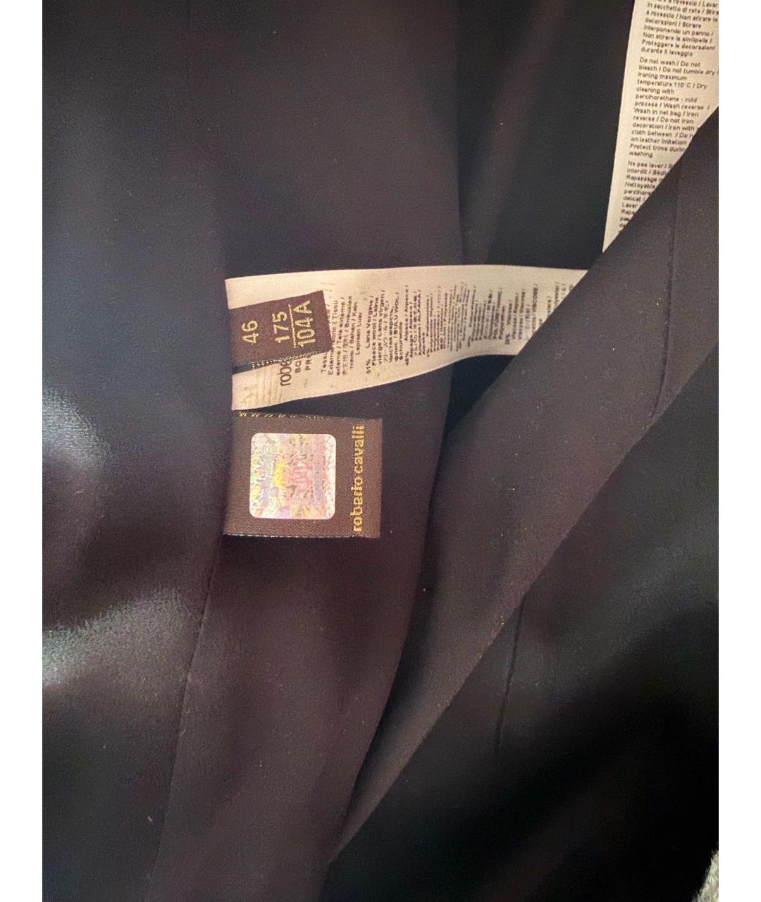 ROBERTO CAVALLI Бежевое шерстяное пальто, фото 6