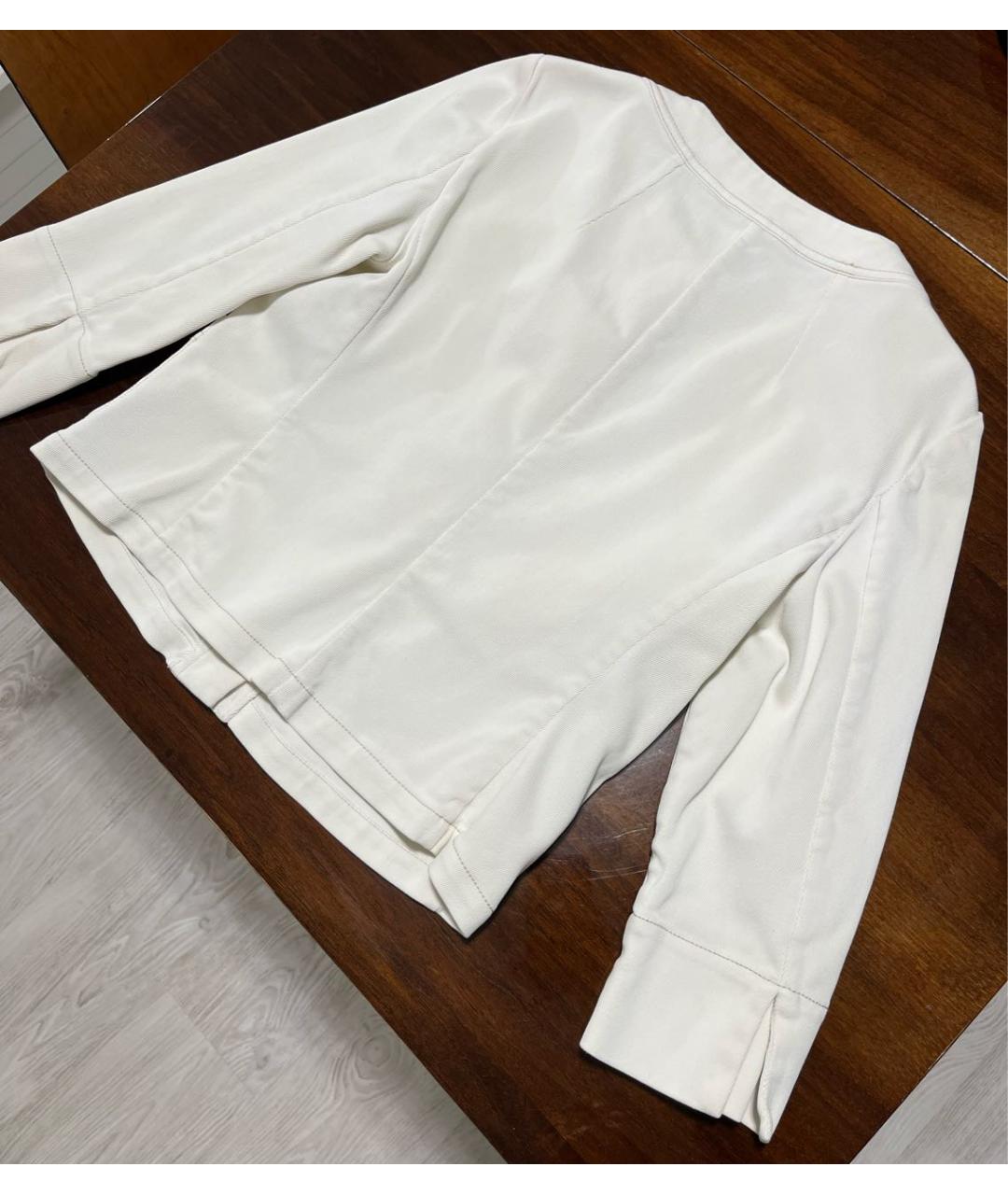 MAX MARA Белый хлопковый костюм с юбками, фото 6