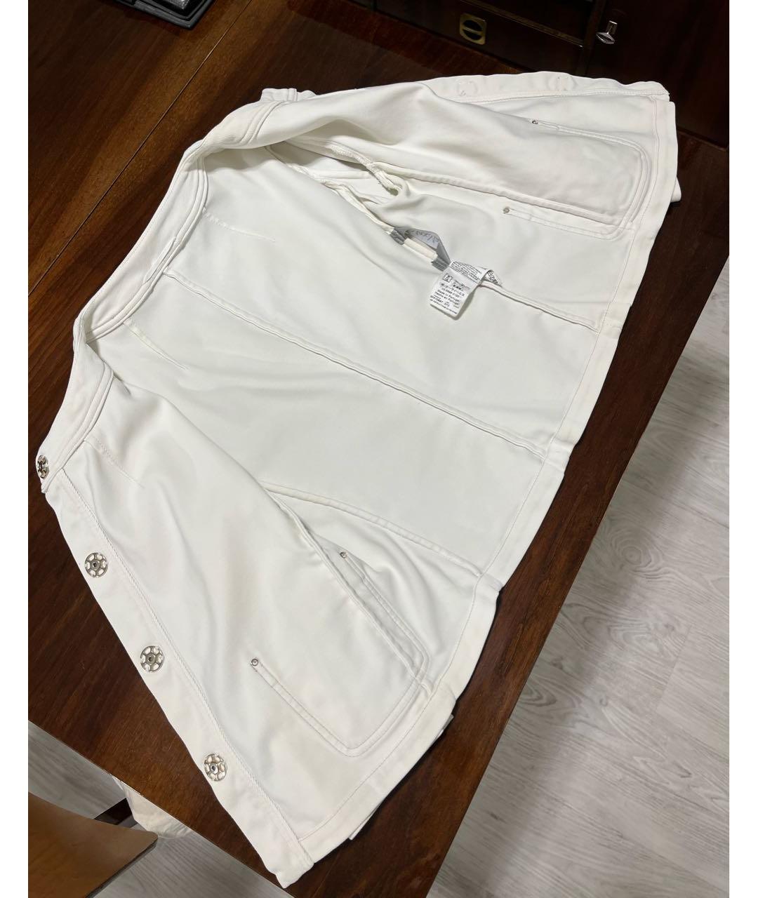 MAX MARA Белый хлопковый костюм с юбками, фото 7