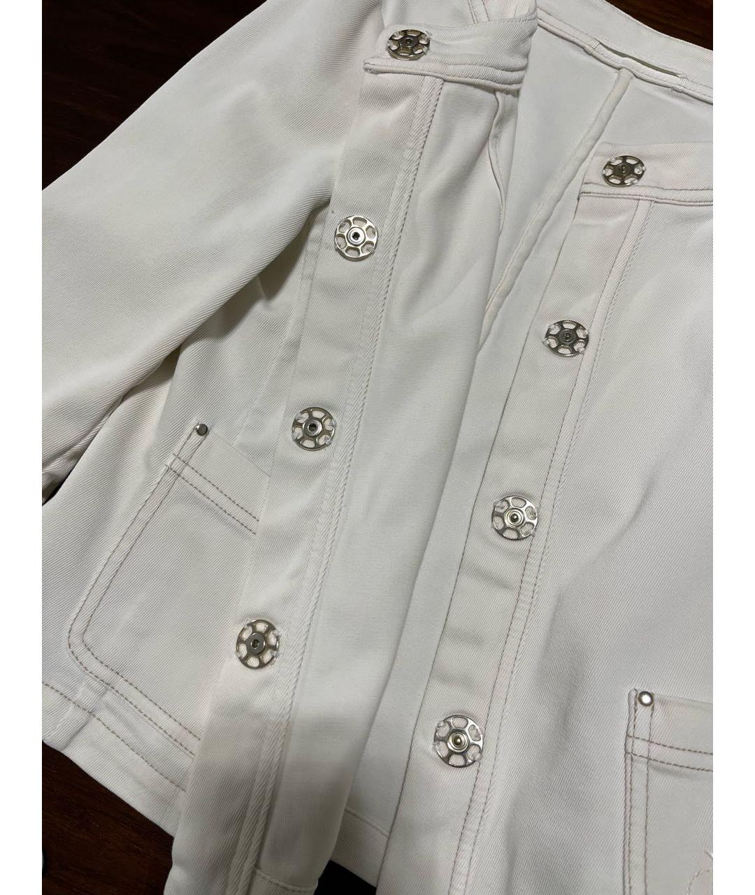 MAX MARA Белый хлопковый костюм с юбками, фото 8