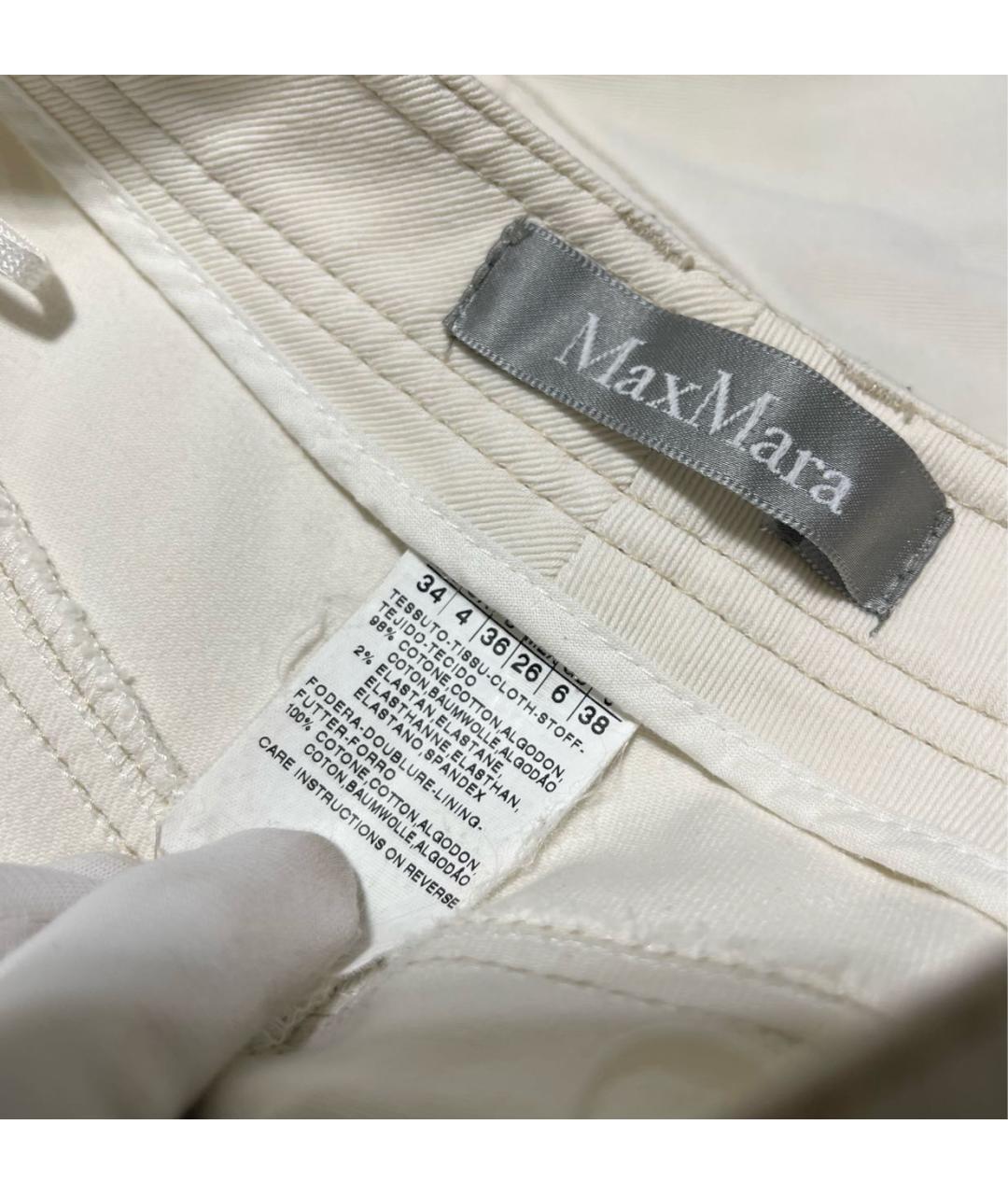 MAX MARA Белый хлопковый костюм с юбками, фото 3