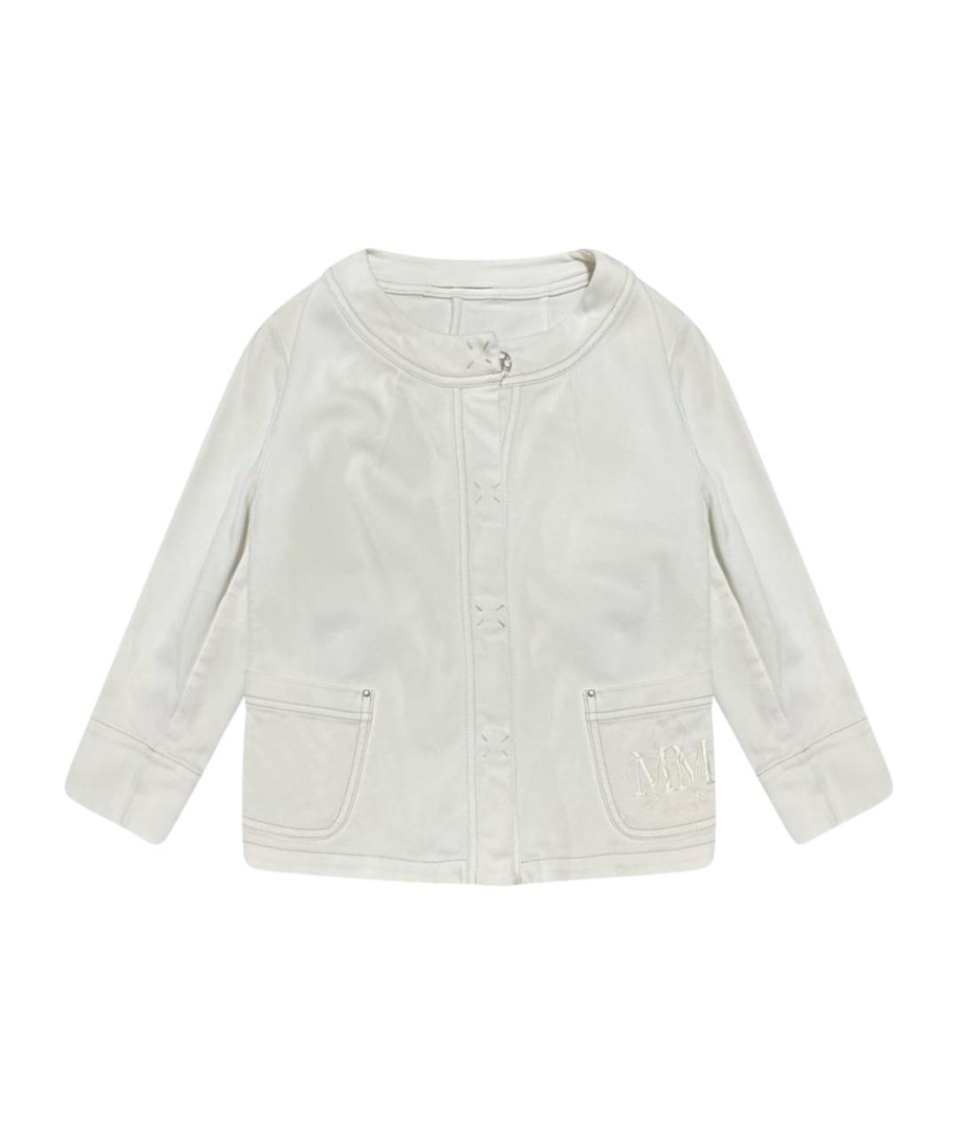 MAX MARA Белый хлопковый костюм с юбками, фото 1