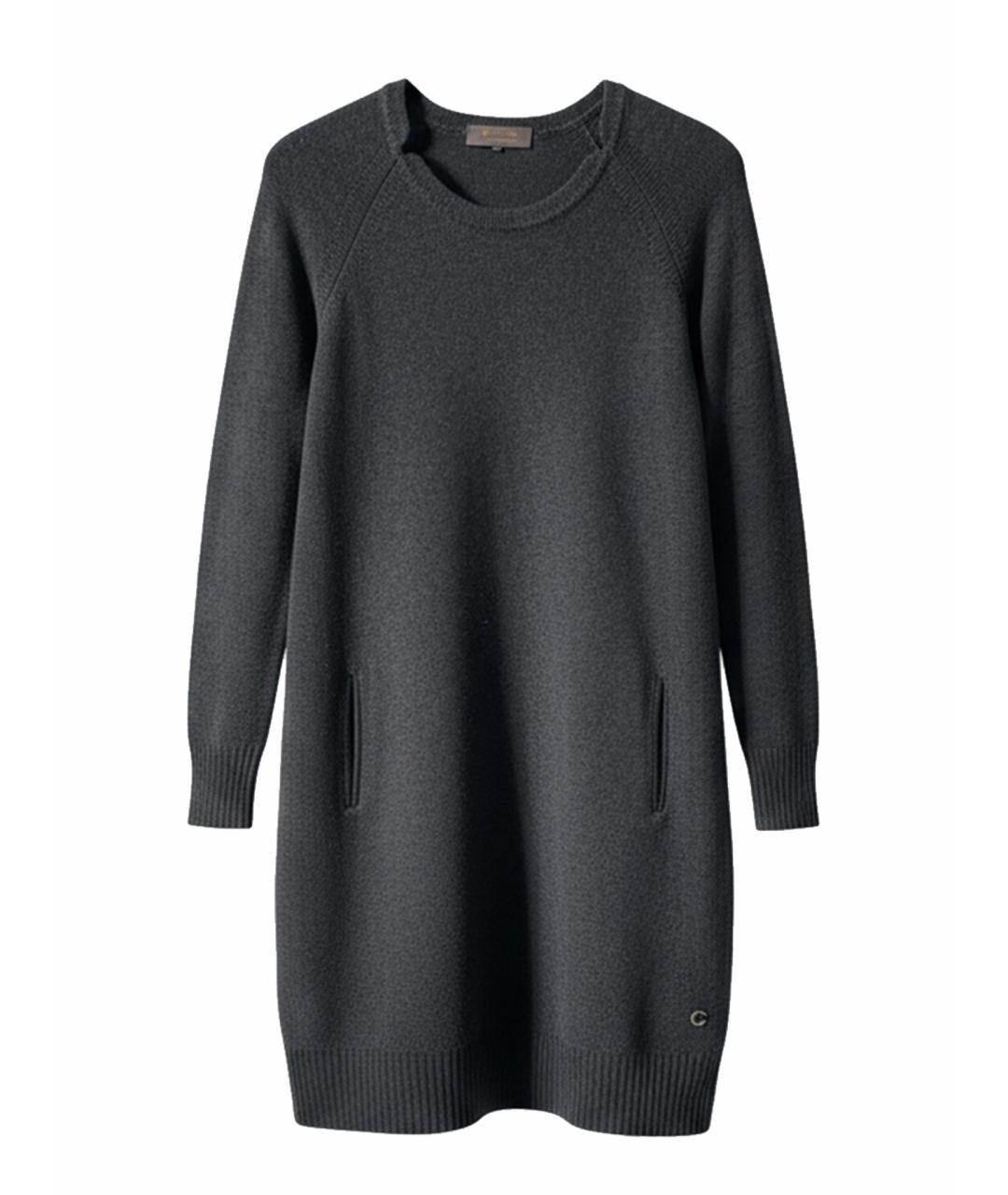 LORO PIANA Антрацитовый кашемировый джемпер / свитер, фото 1