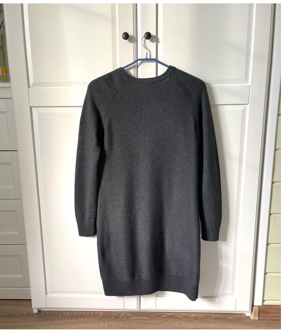 LORO PIANA Антрацитовый кашемировый джемпер / свитер, фото 2