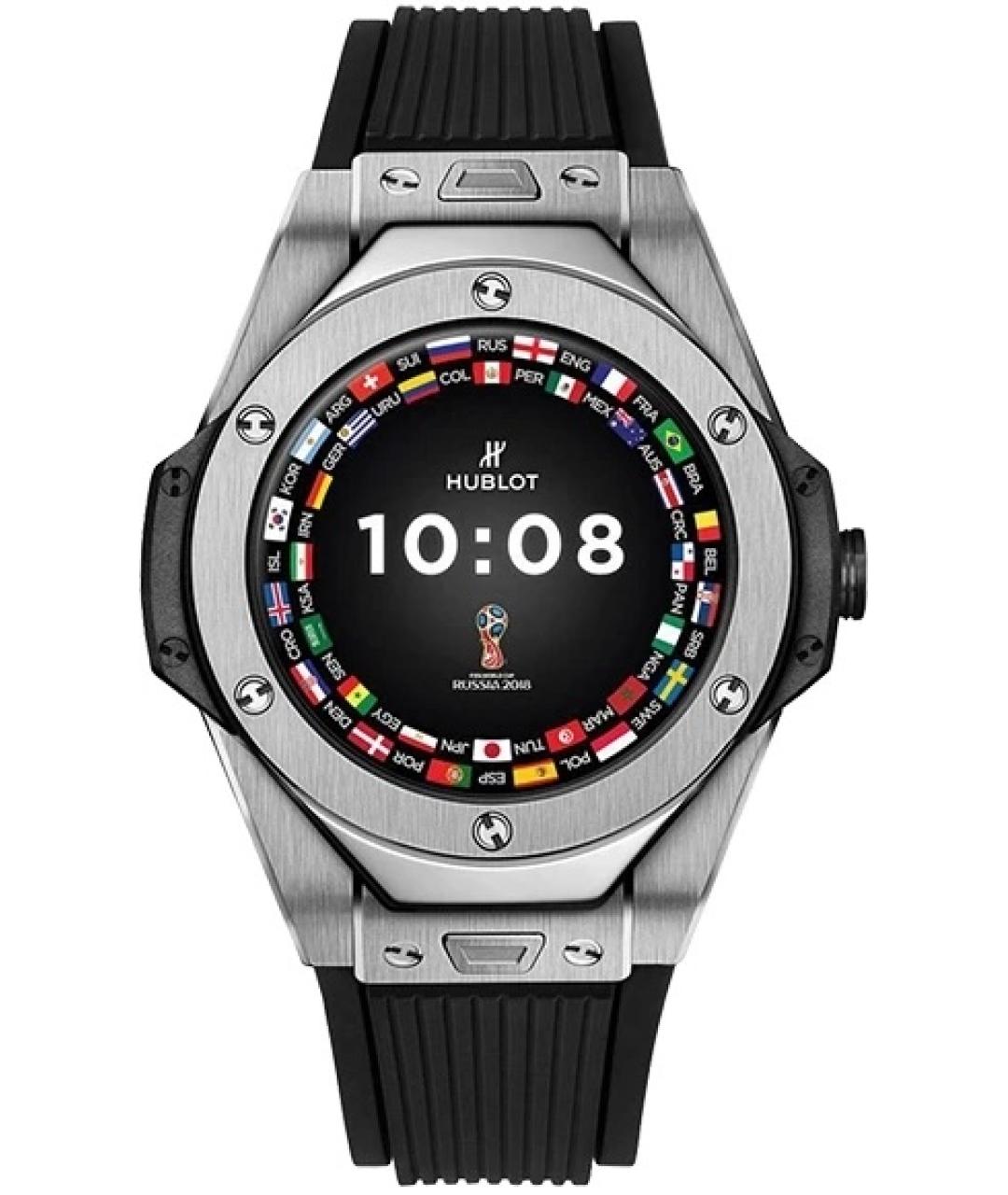 HUBLOT Серебряные металлические часы, фото 1