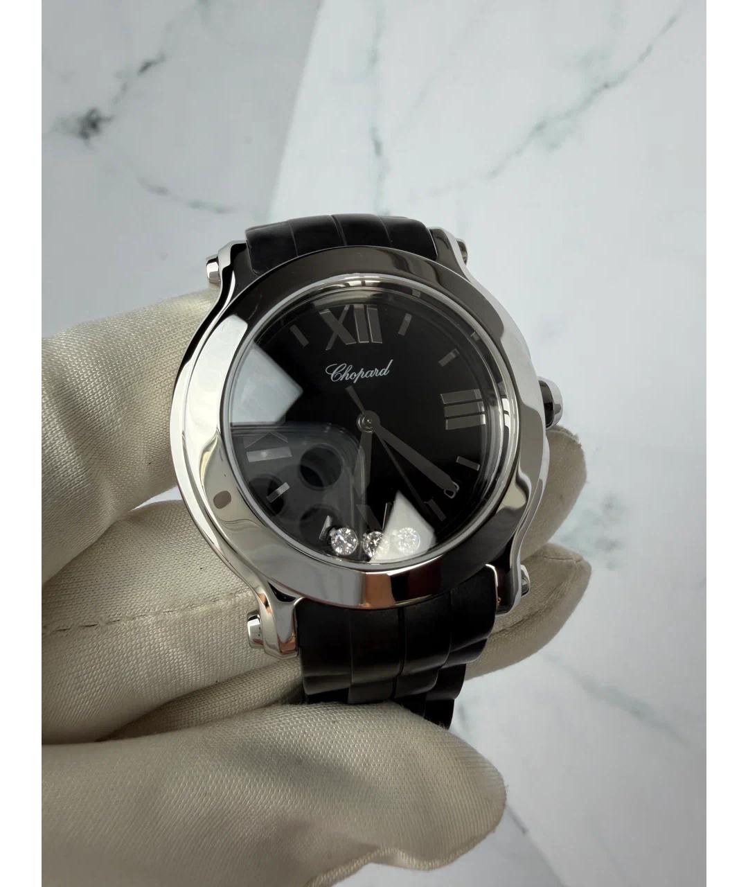 CHOPARD Черные металлические часы, фото 2