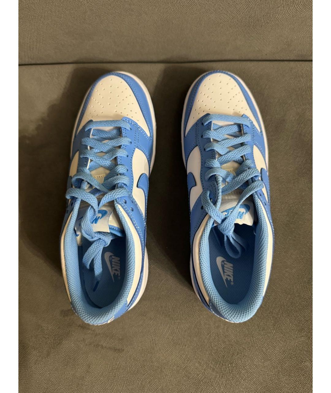 NIKE Голубые кожаные кеды, фото 3