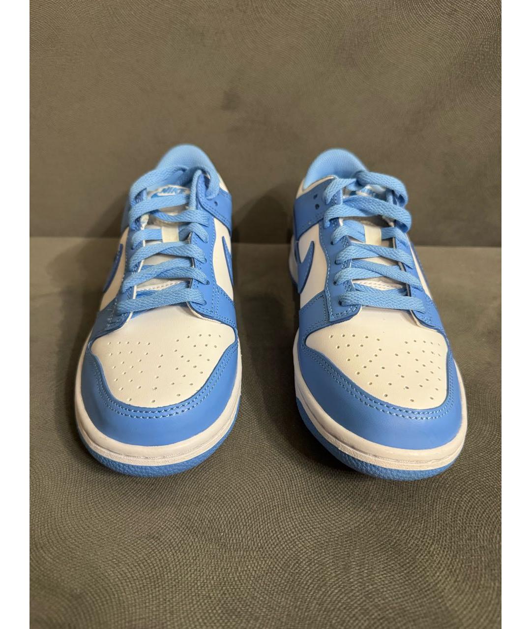 NIKE Голубые кожаные кеды, фото 2