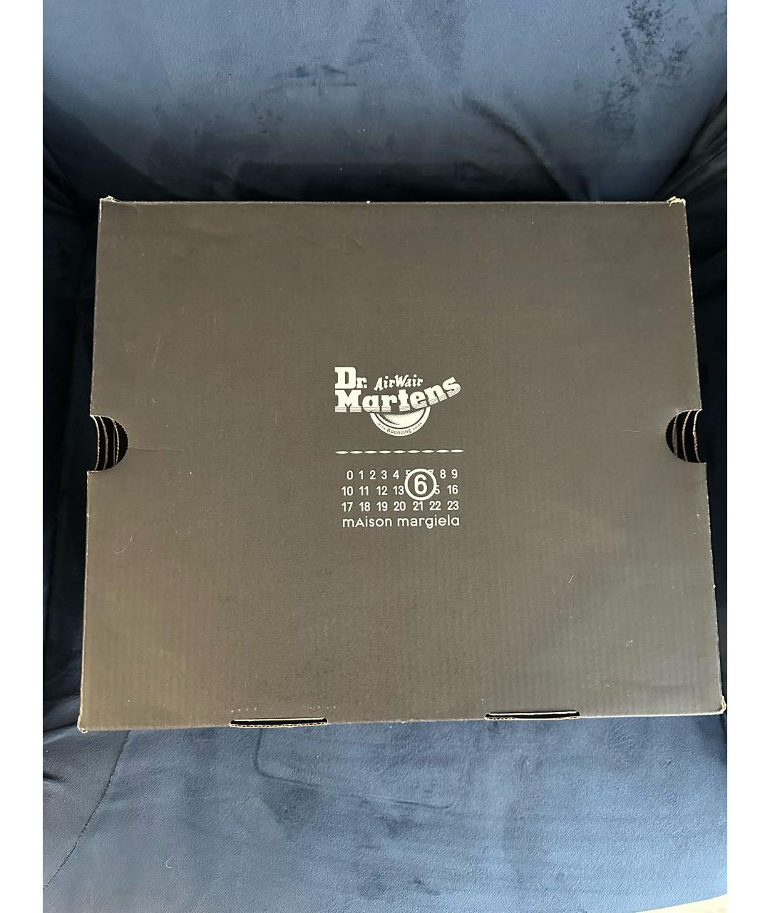 MM6 MAISON MARGIELA Белые кожаные высокие кроссовки / кеды, фото 8