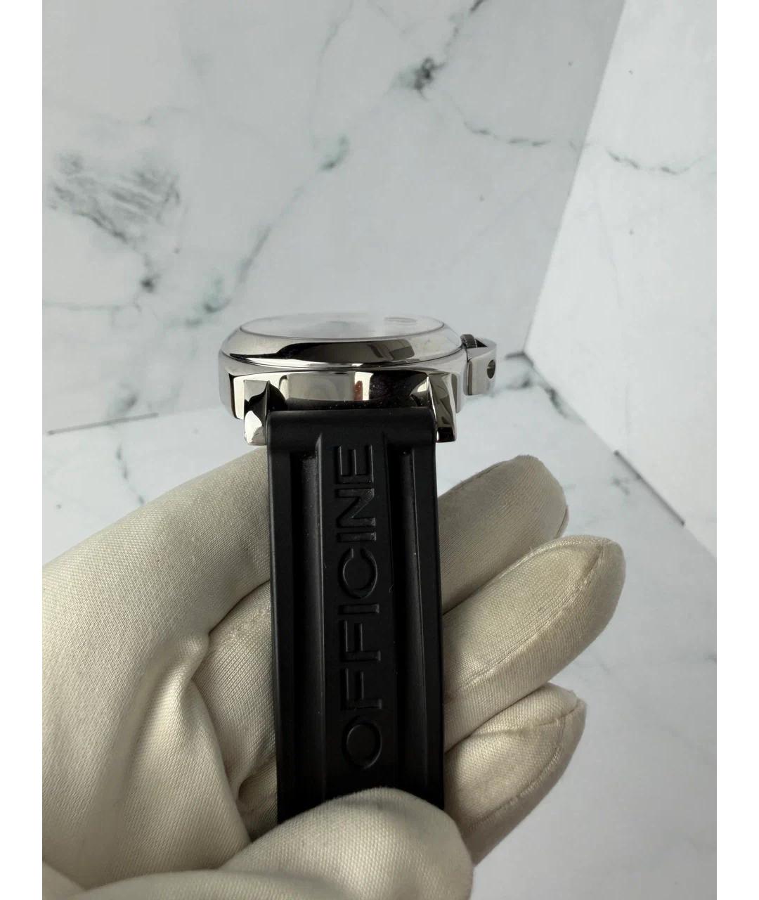 PANERAI Черные металлические часы, фото 5