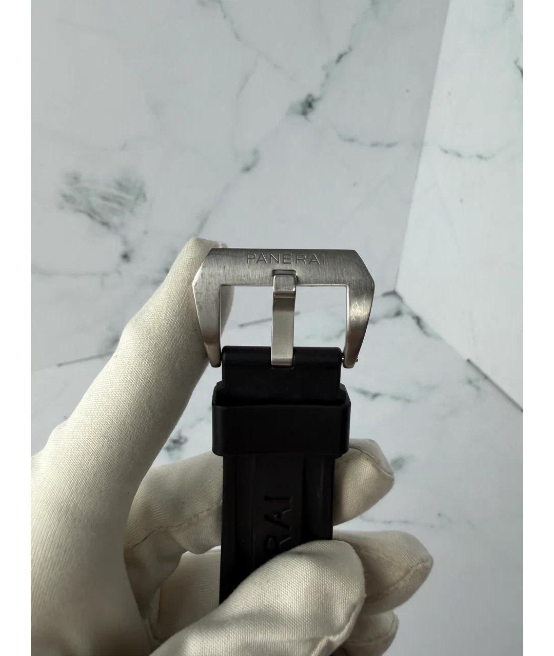 PANERAI Черные металлические часы, фото 6