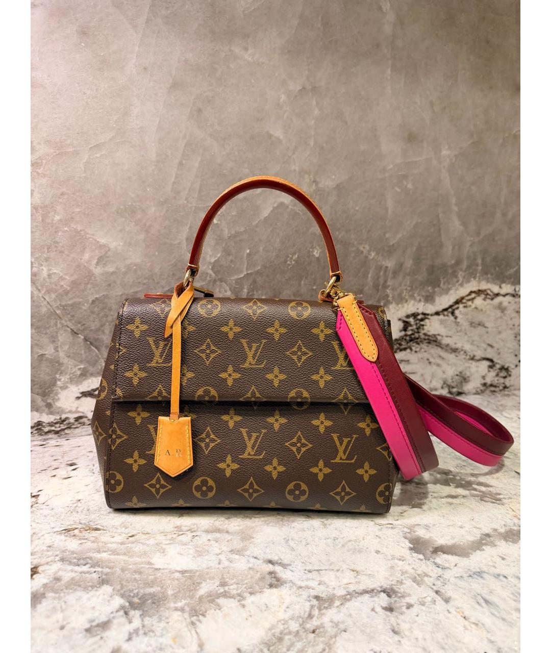 LOUIS VUITTON Коричневая сумка через плечо, фото 5