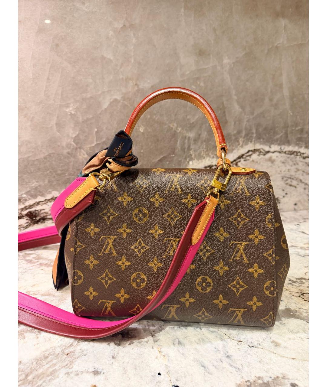 LOUIS VUITTON Коричневая сумка через плечо, фото 3
