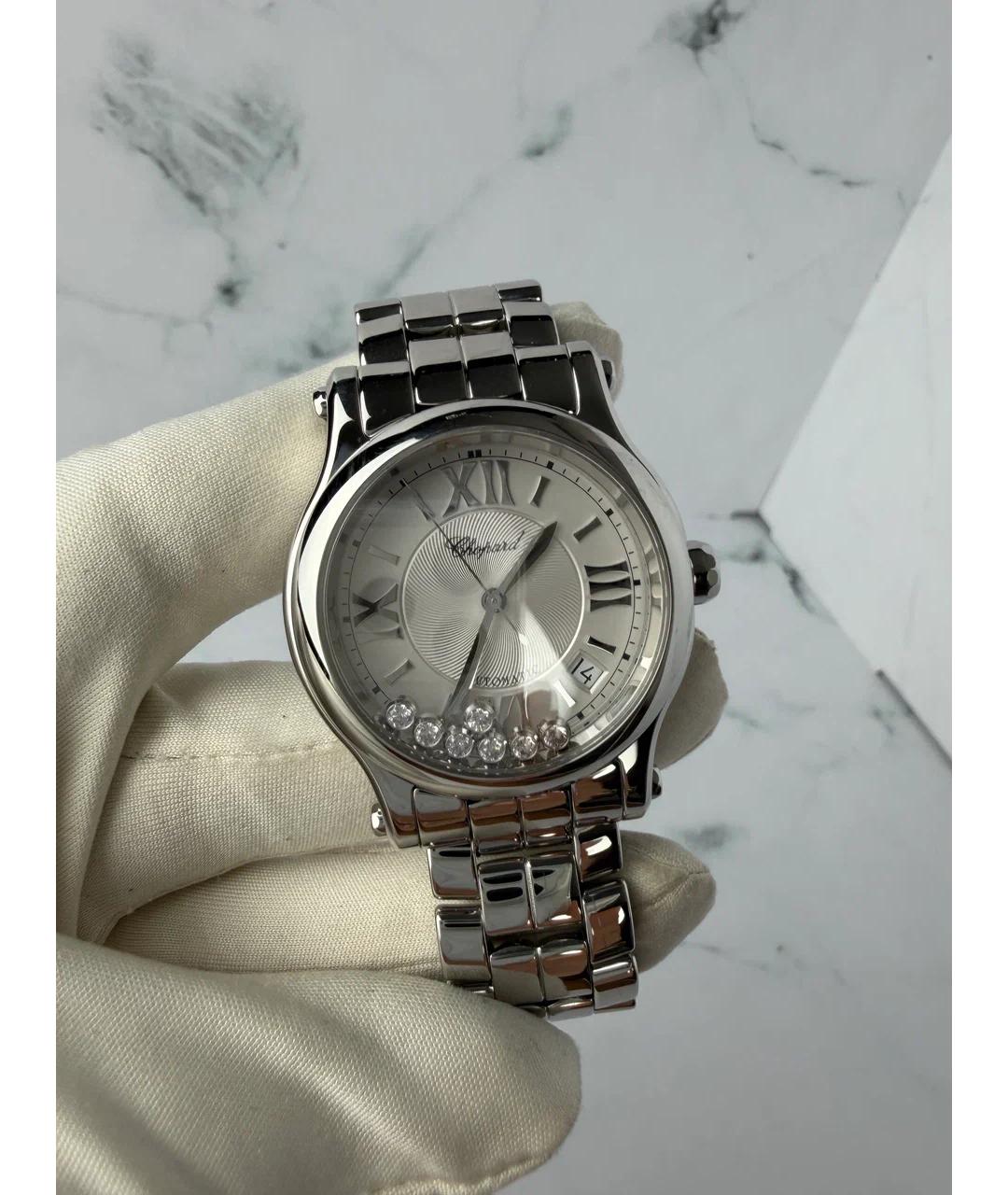 CHOPARD Белые металлические часы, фото 2