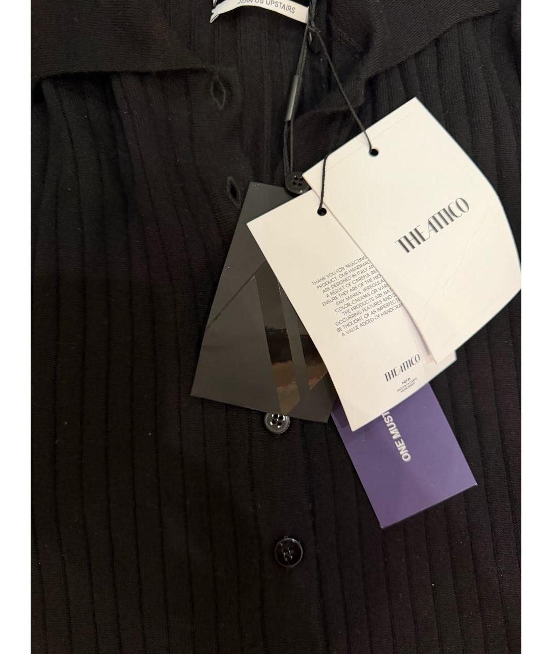 THE ATTICO Черный кашемировый джемпер / свитер, фото 4