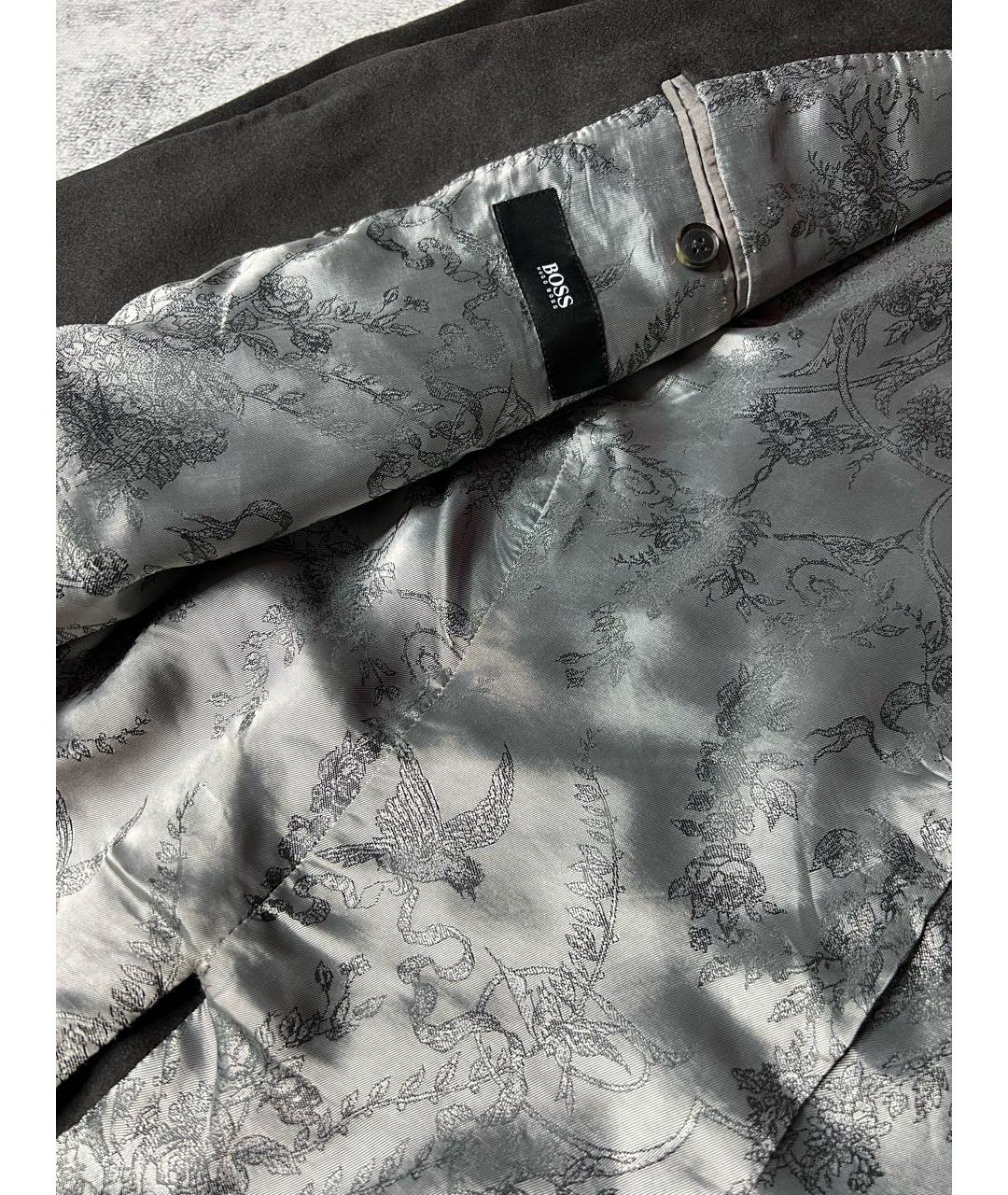 HUGO BOSS Серый кашемировый пиджак, фото 7