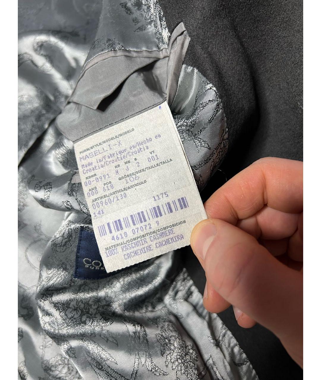 HUGO BOSS Серый кашемировый пиджак, фото 8