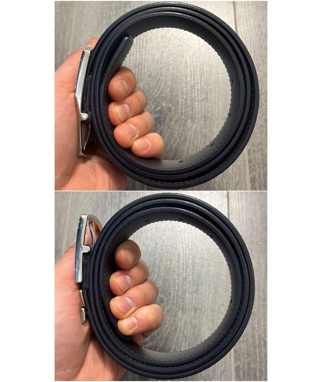 LOUIS VUITTON Темно-синий ремень, фото 6