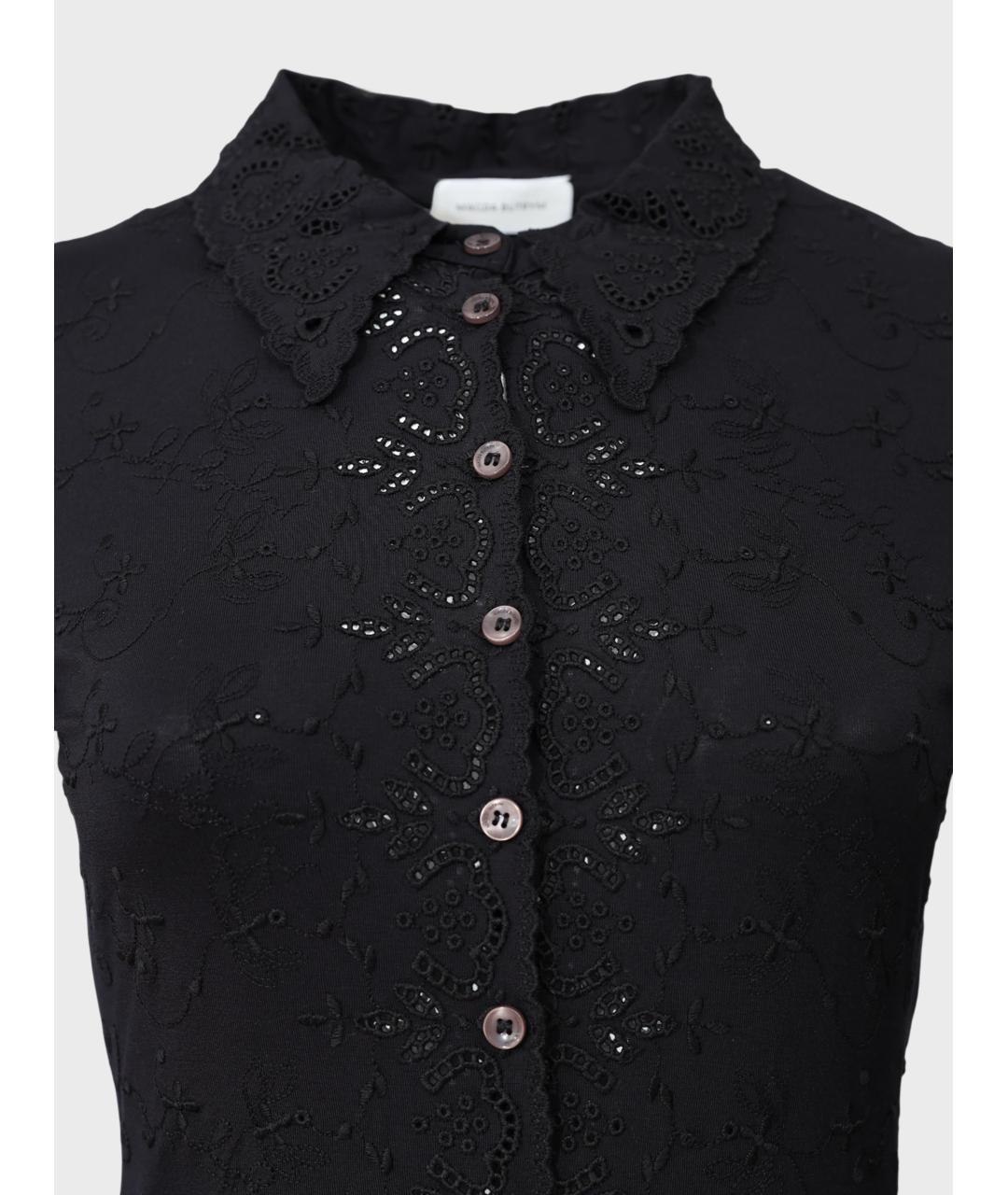 MAGDA BUTRYM Черное вискозное боди, фото 3