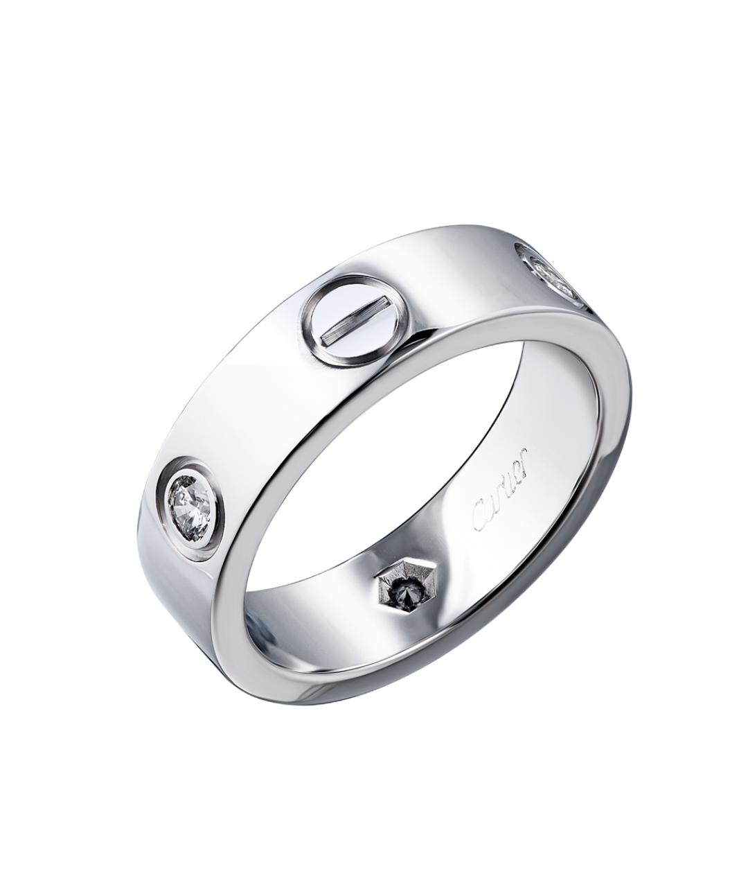 CARTIER Серебряное кольцо из белого золота, фото 1