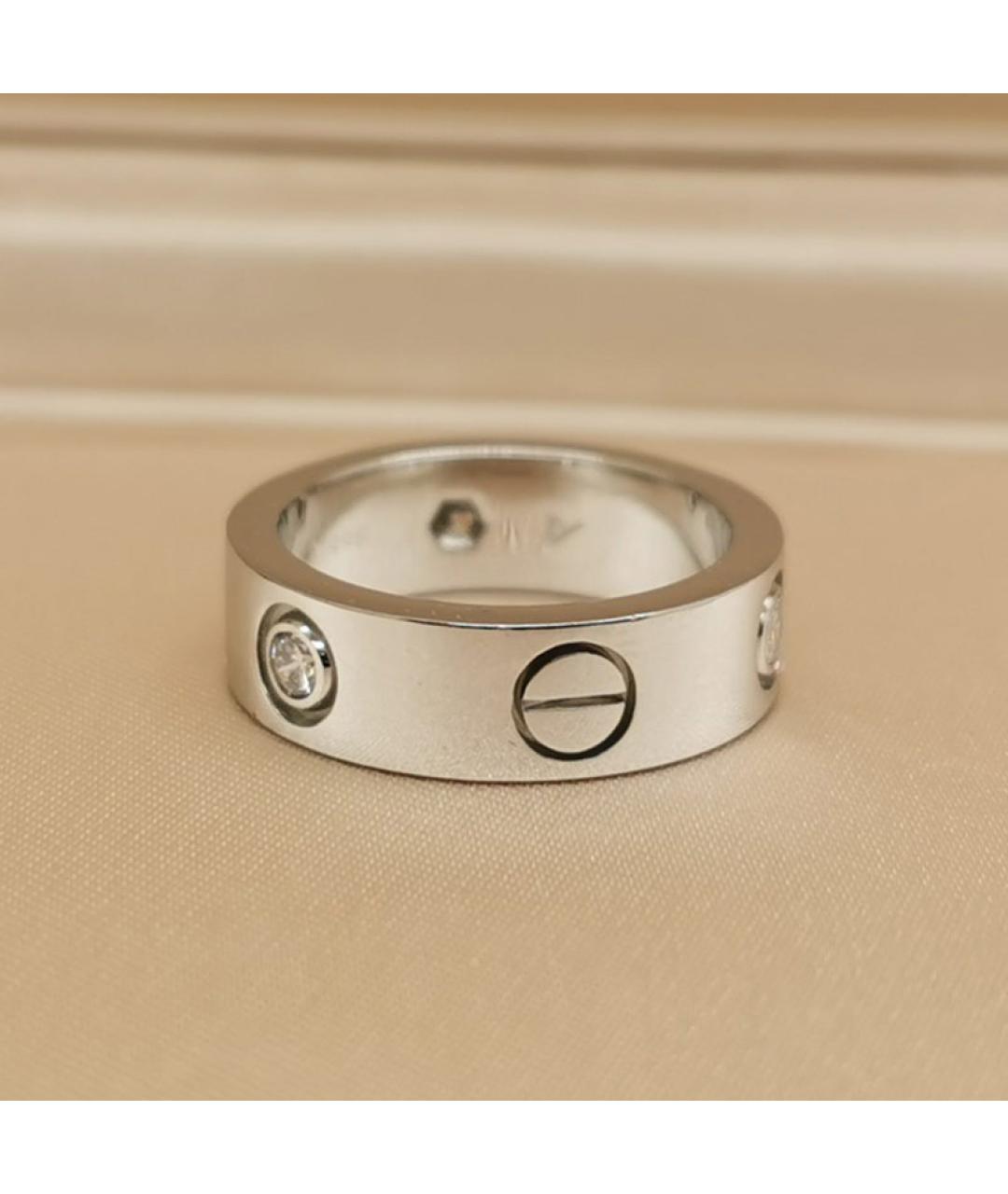 CARTIER Серебряное кольцо из белого золота, фото 3