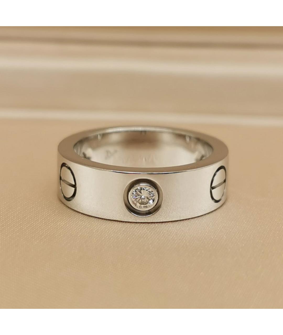 CARTIER Серебряное кольцо из белого золота, фото 2