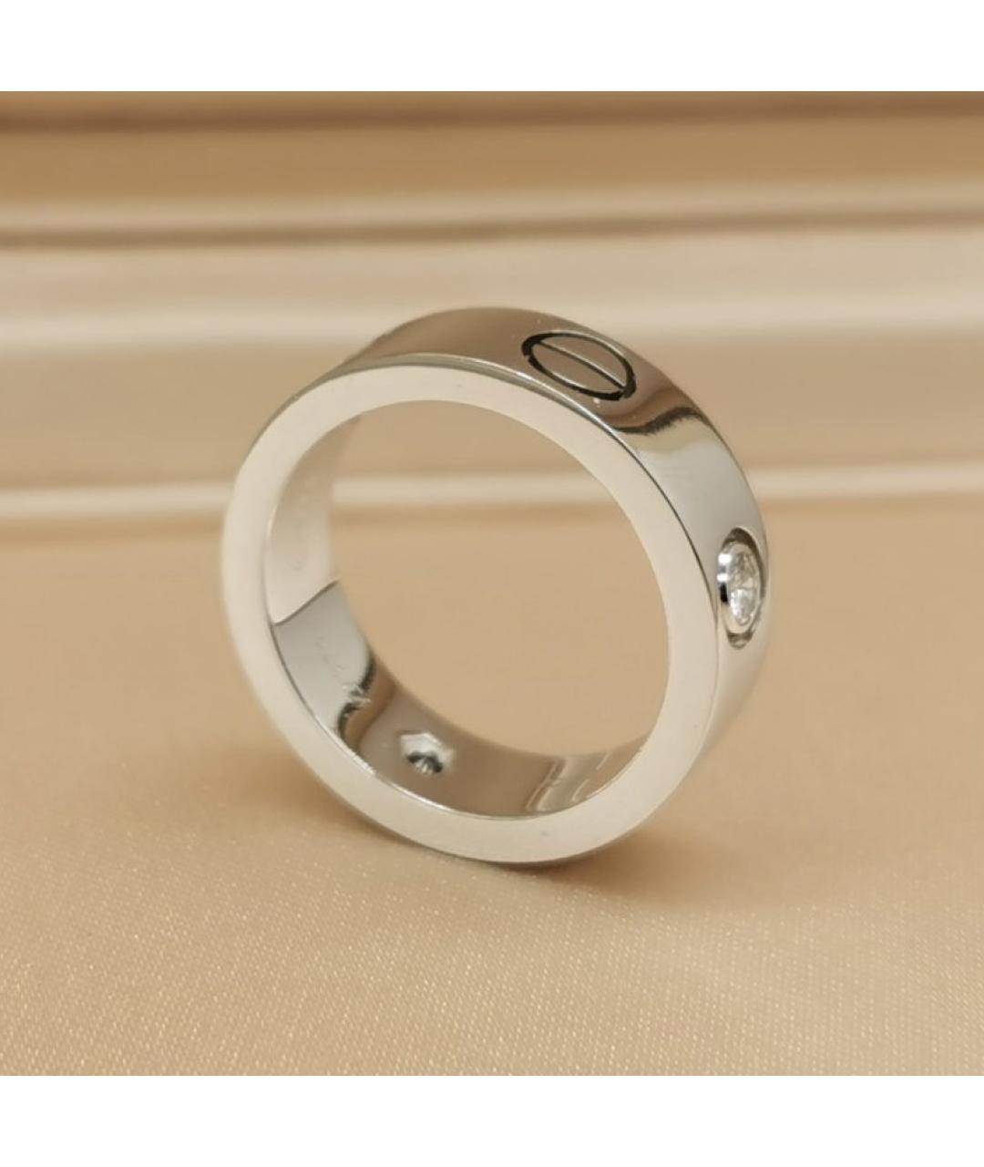 CARTIER Серебряное кольцо из белого золота, фото 4