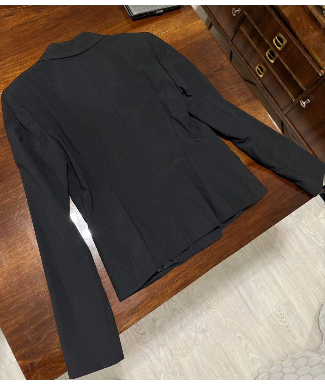 ESCADA Черный шерстяной жакет/пиджак, фото 2