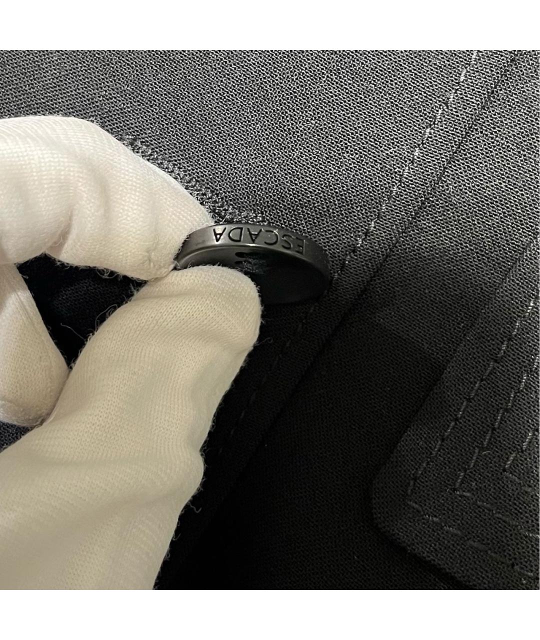 ESCADA Черный шерстяной жакет/пиджак, фото 5