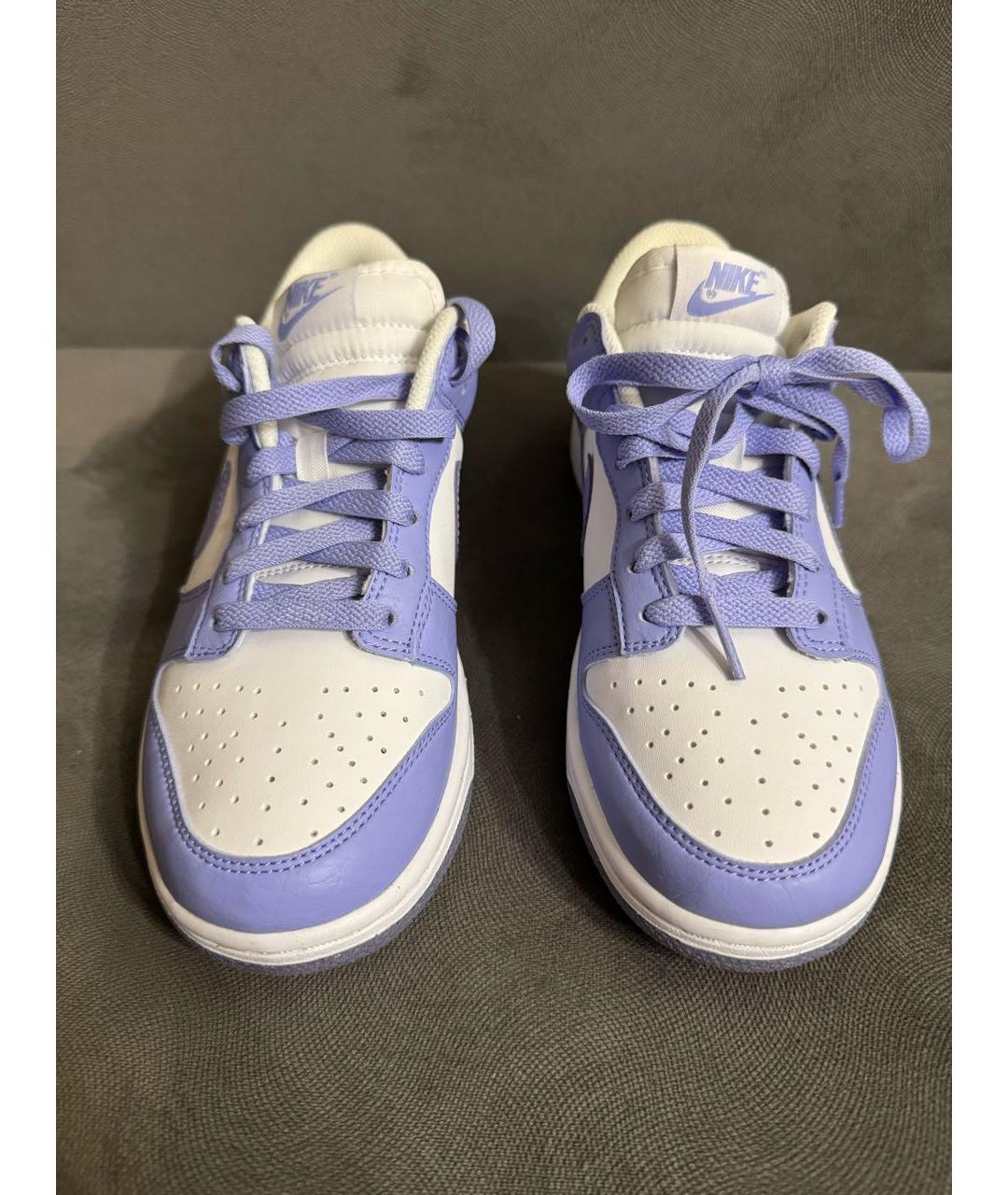 NIKE Фиолетовые кожаные кеды, фото 2