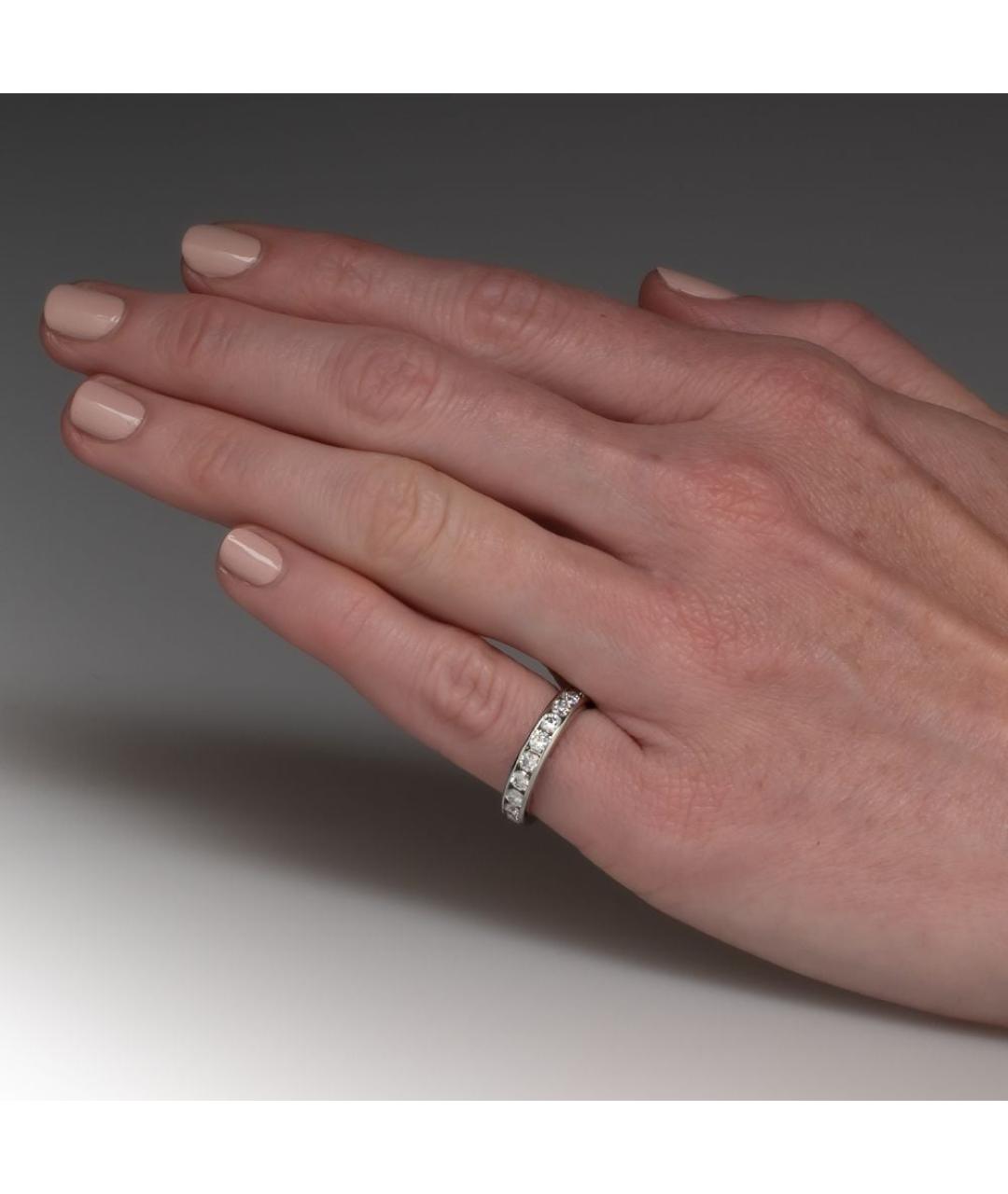 TIFFANY&CO Серебряное платиновое кольцо, фото 3