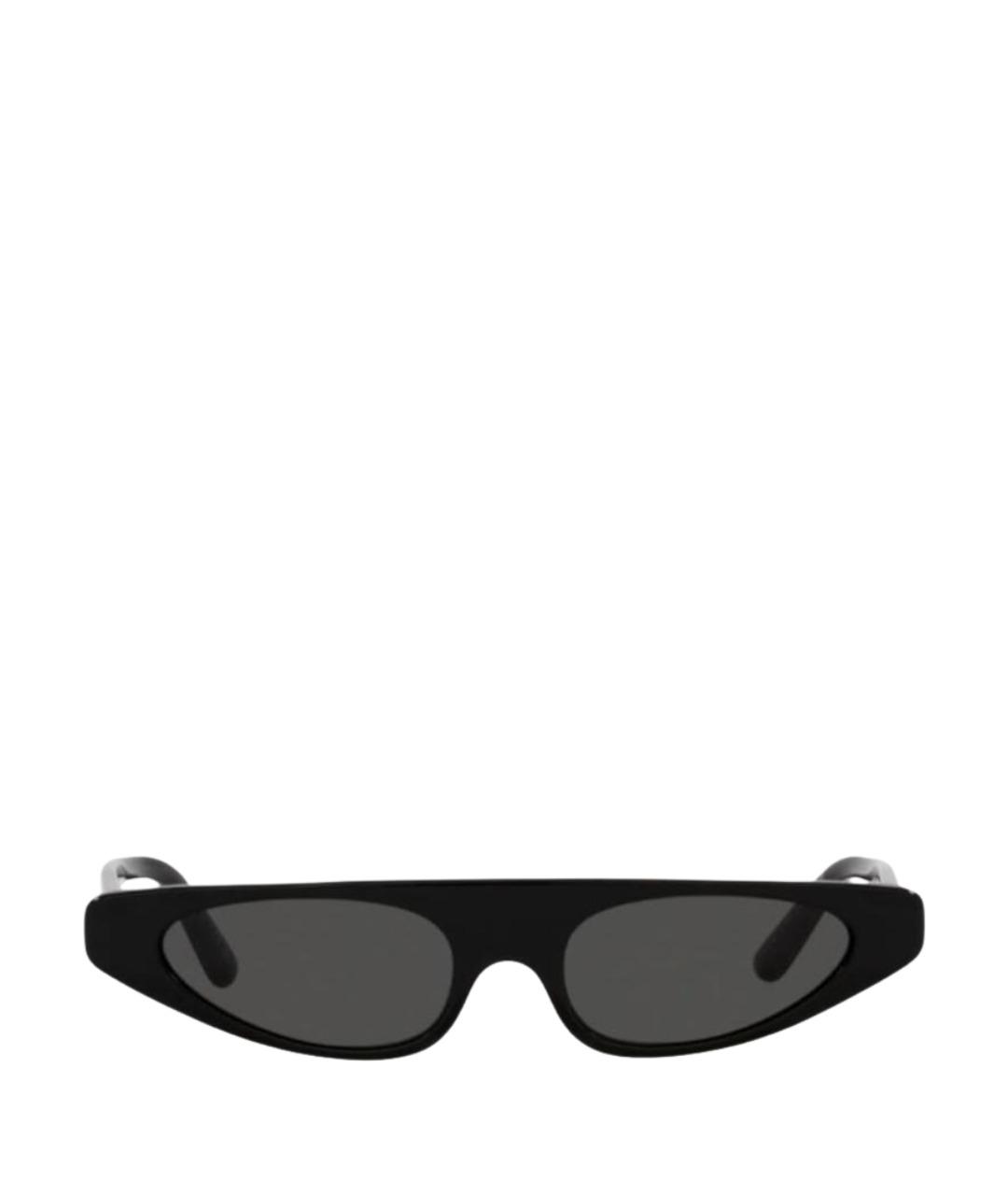 DOLCE&GABBANA Черные пластиковые солнцезащитные очки, фото 1